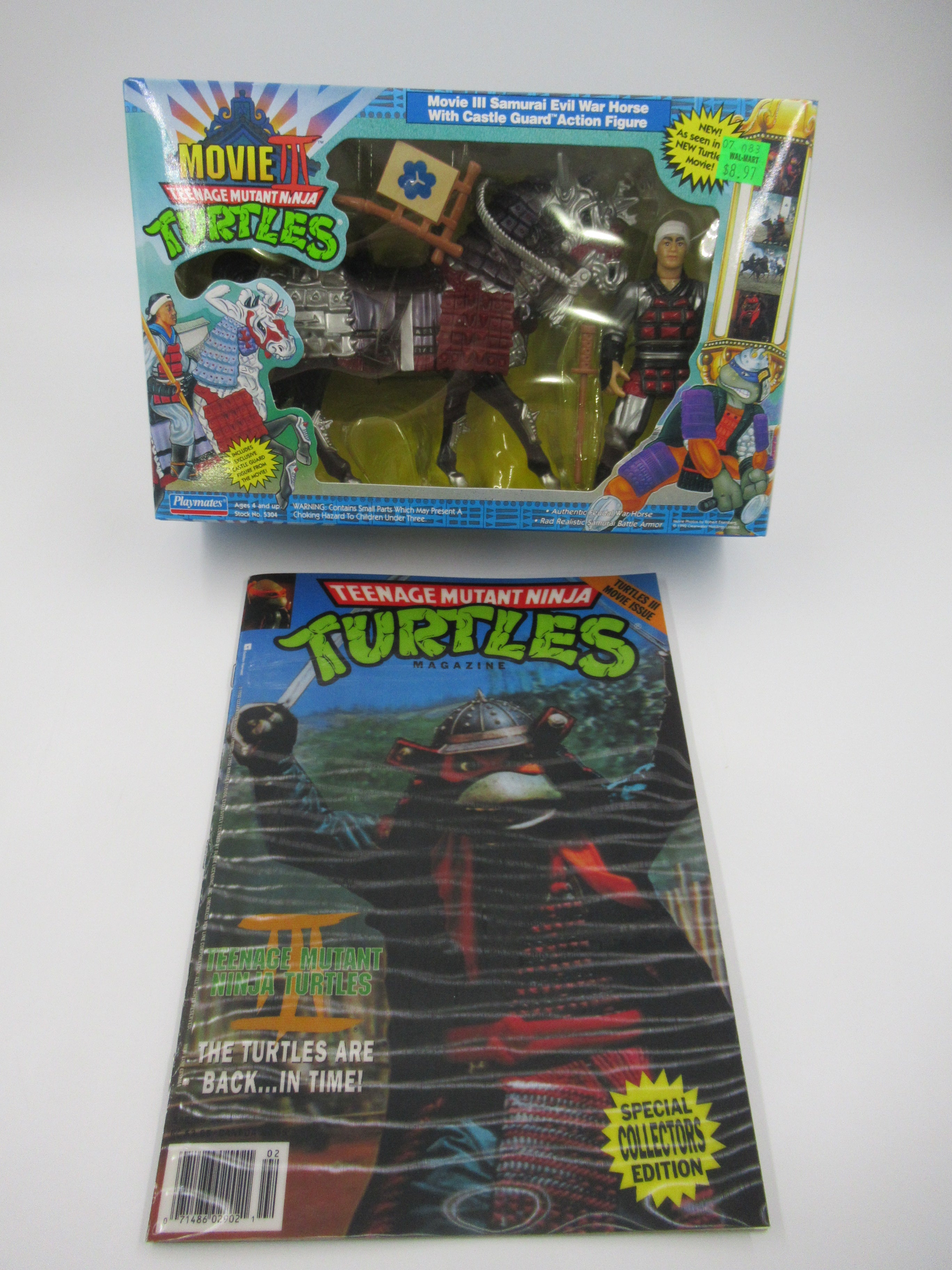 Teenage Mutant Ninja Turtles Samurai Rebel Evil Horse Set TMNTs The Movie: III - Playmates (1993)